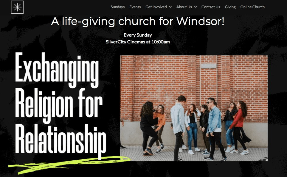 非營利網站範例一 非營利網站範例一